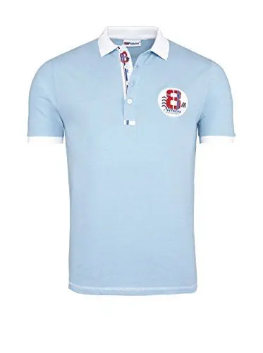 Produktbild: Nebulus Herren Poloshirt Seaside, Poloshirt, Stehkragen, Hemd, Angel - M