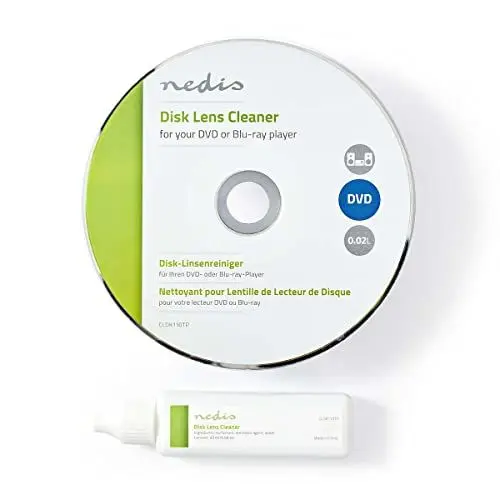 Produktbild: NEDIS CD LinsenreinigerCleaner | Reinigungsdisk | 20 ml | Blu-ray Player/CD-Player/DVD Spieler Transparent