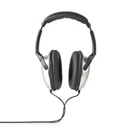 Produktbild: Nedis - Kopfhörer mit Kabel - Over-Ear - 6 m Rundes Kabel - HiFi - Ergonomische Ohrmuscheln - Silber/Schwarz