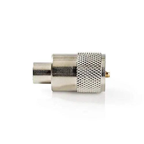 Produktbild: Nedis - PL259-Steckverbinder - Stecker - RG58-Koaxialkabel - 25 Stück - Metall - Silber