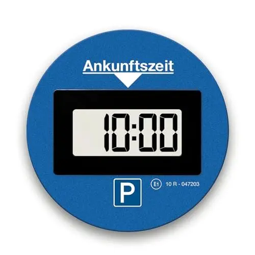Produktbild: Needit elektronische Parkscheibe Park Lite One I automatische Parkscheibe elektrisch mit Zulassung vom Kraftfahrt-Bundesamt I Digitale Parkuhr mit 2 Displays I funktionell, langlebig & zuverlässig