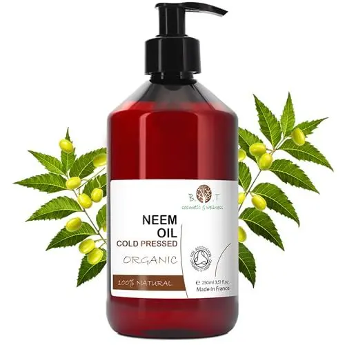 Produktbild: Neemöl, Schädlingsbekämpfung, rein Ultra Konzentriertes und sehr sparsames Virgin Öl, Einer Leistungsstarken, Kostengünstigen, Vielseitigen, Lösung, gegen Parasiten, unverdünnt 250 ml