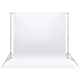 Produktbild: NEEWER 6 x 9FT / 1,8 x 2,8M Fotostudio 100% reiner Polyester faltbarer Hintergrund Hintergrundbild für Fotografie, Video und Fernsehen (nur Hintergrund), Weiß