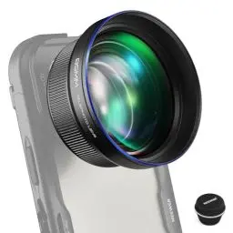 Produktbild: NEEWER HD 85MM Teleobjektiv für Handy nur für 17mm hintere Gewinde Platine, 2,5 fache Vergrößerung, kompatibel mit SmallRig NEEWER iPhone Samsung Telefon Käfig Hülle mit 17mm Objektivadapter, LS-59