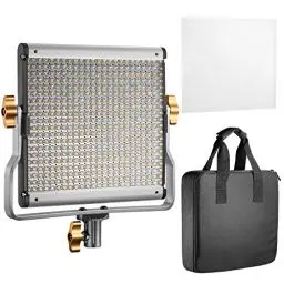 Produktbild: NEEWER LED Videoleuchte Streaming Licht mit U Halterung für Studio YouTube Videolicht Panel Dimmbar Zweifarbige Set haltbare Metallrahmen Kamera Key Light mit 480 LED Perlen 3200-5600K CRI 96+