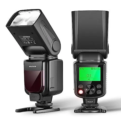 Produktbild: NEEWER NW645II-N TTL Blitzgerät, Blitzlicht mit GN58 HSS Blitz, Speedlight ist Kompatibel mit D4 D5 D6 D90 D750 D780 D800 D810 D850 D3500 D5300 D7500 Z9 Zfc Z50 Z5 Z6 Z7 Z6II Z7II