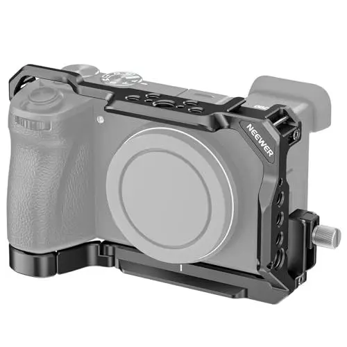 Produktbild: NEEWER a6700 Kamerakäfig kompatibel mit Sony Alpha 6700, Aluminium Video Rig mit HDMI Kabelklemme NATO Schiene Cold Shoe 3/8