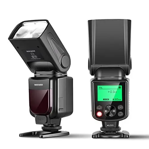 Produktbild: NEEWER verbesserter NW635II C TTL Kamerablitz Speedlite mit LCD Bildschirm,kompatibel mit Canon EOS R6 R5 R3 R M6 850D 800D 760D 750D 650D 600D 7D Mark II 7D 6D Mark II 6D 5D Mark IV/III 1D usw