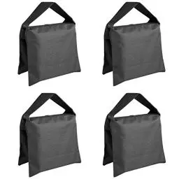 Produktbild: Neewer® Hochleistungs Foto Sandsack Studio Video Sand Tasche für Leuchtenstative, Galgenstativ, Stativ -4 Pack Set