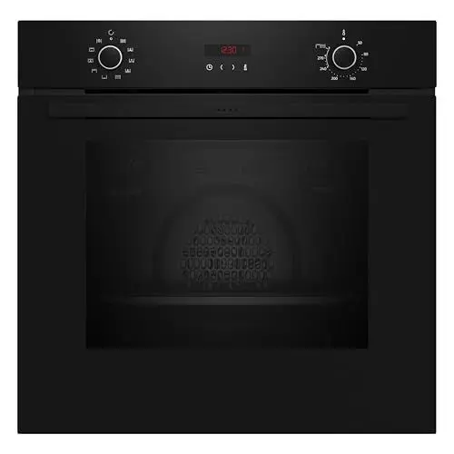 Produktbild: NEFF B2CCG6AK3, N30, Backofen, LED-Display, 3D Heißluft, CircoTherm, 7 Beheizungsarten, Pyrolyse-Selbstreinigung, Manuelles EasyClean, Kindersicherung, 60 x 60 cm, Schwarz