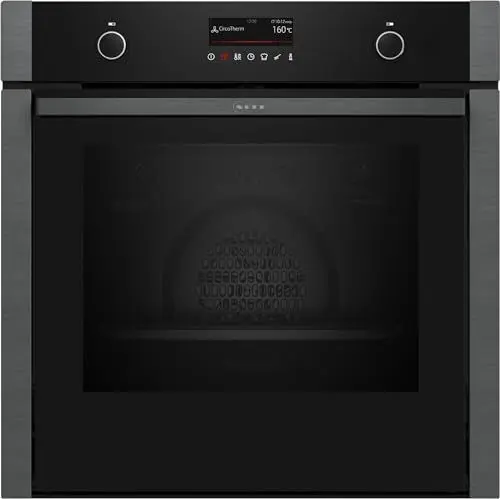 Produktbild: NEFF B6ACP7AG0, N 50, Einbau-Backofen, Made in Germany, Integrierbarer Backofen 60 x 60cm, Hide, CircoTherm, TFT-Display, Back- und Bratassistent, Pyrolyse, Graphite-Grey
