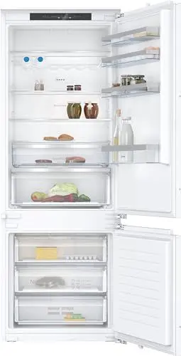 Produktbild: NEFF KB7962FE0, N 50, Fresh Safe 1, 194cm XXL Kühl-Gefrierkombination 193,5x70,8cm, Nutzinhalt gesamt: 383, 34 dB, Flachscharnier, Kühlraum: 285, Gefrierraum: 98 Nutzinhalt