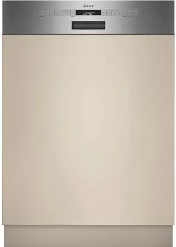 Produktbild: NEFF S147YCS03E, N 70, Smarter Geschirrspüler Teilintegriert, 60 cm, Besteckschublade, Made in Germany, Zeolith-Trocknung, besonders leise Spülmaschine, höhenverstellbarer Oberkorb, Schmutzerkennung