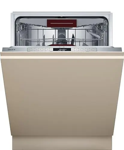 Produktbild: NEFF S255ECX06E, N 50, Smarter XXL Geschirrspüler Vollintegriert, 60 cm, Besteckschublade, Made in Germany, automatische Türöffnung, extrem leise Spülmaschine, höhenverstellbarer Oberkorb, AquaStop