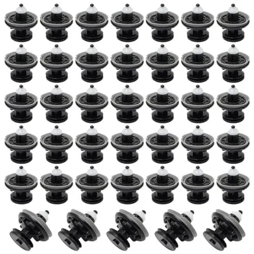 Produktbild: Neikafan Türverkleidungen Befestigungs Clips 40 Stück Universal Auto Kunststoff Befestigung Türverkleidung Clips Klammern für Golf 5 6 7, VW T5 T6 Passat Polo Skoda Caddy, A1 A4 A5 A6