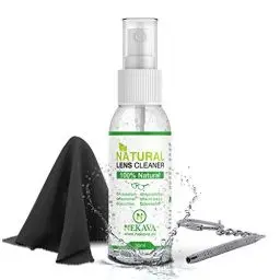 Produktbild: NEKAVA Premium Brillenspray | Natürlicher Brillenreiniger ohne Alkohol. Brille putzen geht einfach und schnell mit dem Brillenputztuch und den 3in1 Schlüsselanhänger mit Mini Schraubendreher.