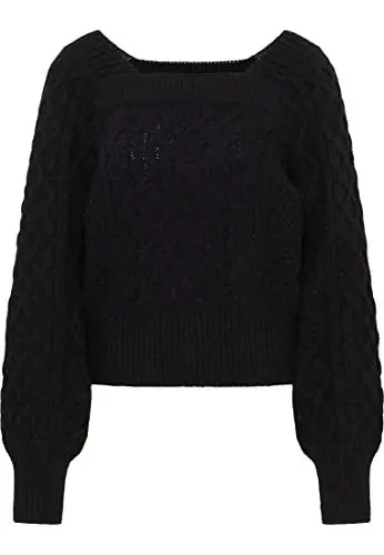 Produktbild: nelice Women's Damen Strickpullover 11025483-NE01, Schwarz, M/L Sweater