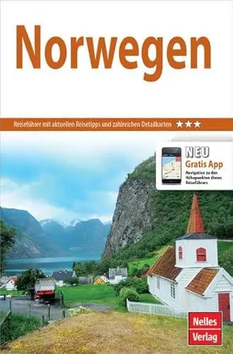 Produktbild: Nelles Guide Reiseführer Norwegen: Mit gratis Navigations-App (Nelles Guide / Deutsche Ausgabe)