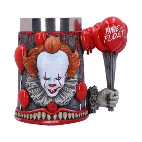 Produktbild: Nemesis Now IT Chapter 2 Time to Float Bierkrug, offizielles Lizenzprodukt, Rot, 15,5 cm, 19 cm