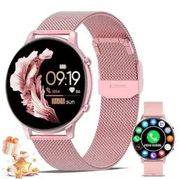 Produktbild: Nendefin Smartwatch Damen mit Telefonfunktion - 1.39Zoll Touchscreen Fitnessuhr Damen mit Schlafmonitor,Schrittzähler Uhr Damen mit Blutsauerstoff,Herzfrequenz,100 Sportmodi Armbanduhr für Android iOS