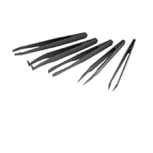 Produktbild: neoLab 2-1215 Antistatische Pinzetten ohne Zahnung, Gerade, 6 mm, Metall