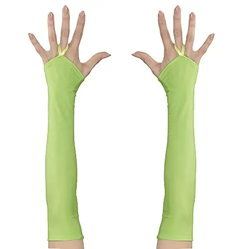 Produktbild: W WIDMANN MILANO Party Fashion - Fingerlose Satinhandschuhe, 80er Jahre, Accessoire zu Faschingskostümen