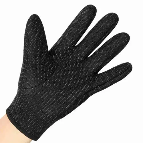 Produktbild: Neopren-Handschuhe, Segelhandschuhe mit Verstellbarer Handschlaufe, Neoprenanzug-Handschuhe, Schwimmzubehör für Kaltes Wasser Zum Tauchen, Schnorcheln, Surfen, Paddeln,