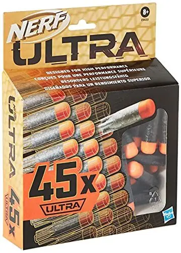 Produktbild: NERF Ultra 45-Dart Nachfüllpack – der ultimative NERF Dart Spaß – Nur mit NERF Ultra Blastern kompatibel