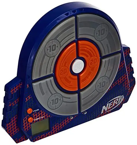 Produktbild: Nerf Elite Digitale Zielscheibe NER0156 interaktive Zielscheibe mit Licht und Sounds und verstellbarem Standbein, trainiere alleine oder im Team