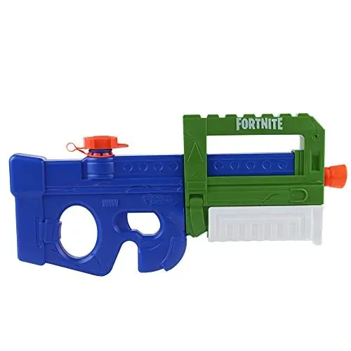 Produktbild: Nerf Super Soaker Fortnite Compact SMG Wasserblaster – Pump-Action Wasser-Attacke – Für Kinder, Jugendliche und Erwachsene