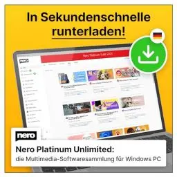 Produktbild: Nero Platinum Unlimited | Bild, Video, Musik verwalten, Schneiden & Streamen, Rippen, Brennen, Datensicherung & -rettung, Tuning | Win 11/10/8/7 | 1 Gerät | Jahreslizenz | Aktivierungscode per Email