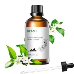 Produktbild: Neroliöl Mumianhua Natürliches Neroli Aromatherapie Öl Reines Neroli Öl Ätherisches Öl Duftöl Neroli für Diffusor, Hautpflege, Massage, Kerzen - 100ml