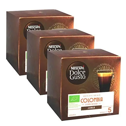 Produktbild: NESCAFÉ DOLCE GUSTO Lungo Colombia Kaffeekapseln 3er Pack (3 x 12 Portionen)