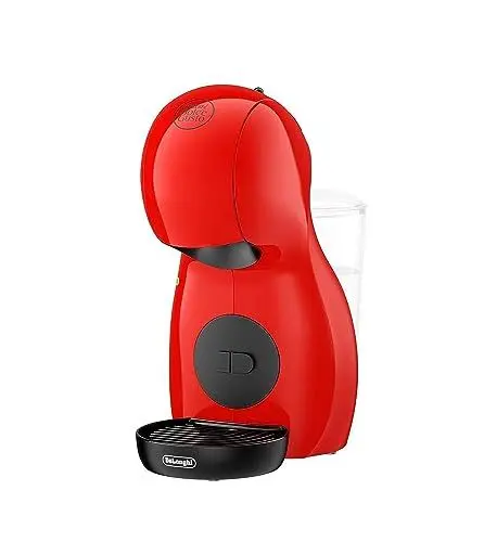 Produktbild: NESCAFÉ Dolce Gusto Red De'Longhi Piccolo XS EDG 210.R Kapselmaschine für heiße und kalte Getränke, 15 bar Pumpendruck, manuelle Wasserdosierung, Rot, Aluminium