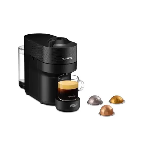 Produktbild: Nespresso De'Longhi ENV90.B Vertuo Pop, Kaffeekapselmaschine, 1350W, Liquorice Black