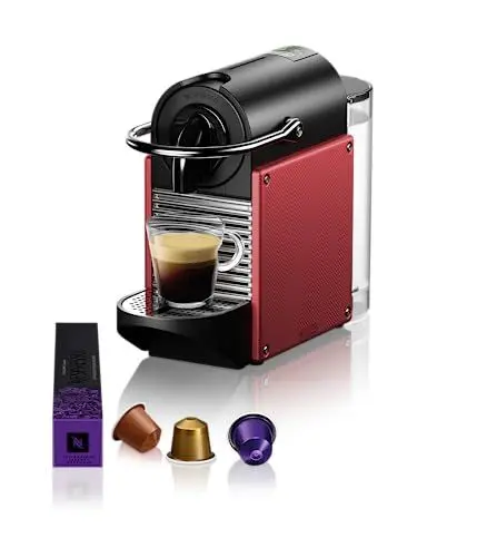 Produktbild: Nespresso Kaffeekapselmaschine, 19 bar, mit Abschaltautomatik 2019 rot