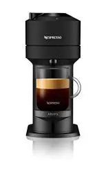 Produktbild: Nespresso Krups Vertuo Next XN910N Kaffeekapselmaschine, Krups Espressomaschine, verschiedene Größen, 5 Tassen, Centrifusion-Technologie, 30s, WLAN, Bluetooth, Mattschwarz