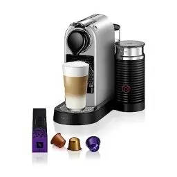 Produktbild: Nespresso Krups XN761B Citiz&Milk Kaffeekapselmaschine | automatischen Standby-Modus | 1260W | Wassertankkapazität: 1L | Pumpendruck: 19 Bar | silber