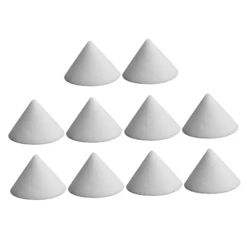 Produktbild: NESTINGHO 10 STK Keramische Nägel Bewegliche Keramik Tonbrennofen Öfen Für Töpferwaren Widerstandsfähige Töpferwerkzeuge Raku-Keramik Stelzenkeramik Brennbolzen Aus Ton Aluminiumoxid Weiß
