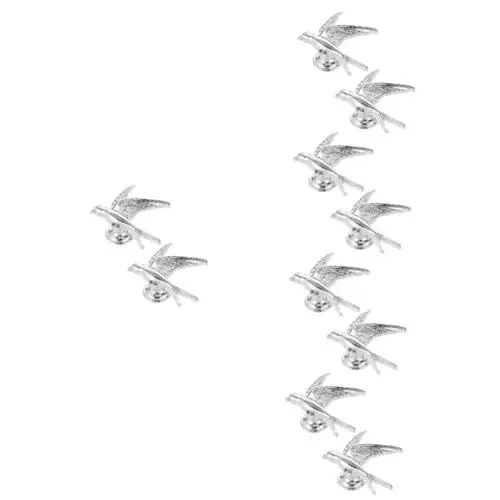 Produktbild: NESTINGHO 10 Stk Feiyan Schrankgriff Innentürgriff Schubladenknöpfe für Kommode Möbelknöpfe ersatzteile für gartenmöbel cabinet knobs Schubladengriff Kommode Schubladenknöpfe Metall Silver