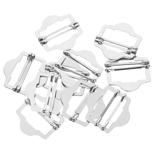 Produktbild: NESTINGHO 10 Stück Metall Anzugweste Schnallen Kleidung Knöpfe Für Taille Gürtelschnallen Dekor Langlebig Und Stilvoll Perfekt Für DIY Modeprojekte