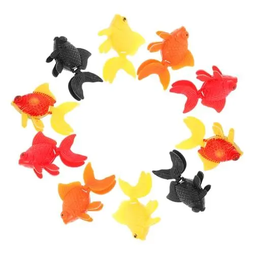 Produktbild: NESTINGHO 10st Aquarium Simulierter Fisch Gefälschtes Aquarium Realistischer Schwimmender Künstliche Aquarienfische Künstlicher Gefälschter Fisch Haushalt Fisch Figur Plastik