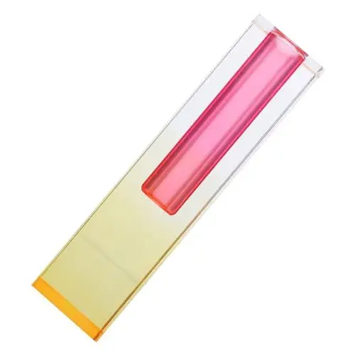 Produktbild: NESTINGHO 1Stk Vase aus Acryl Acrylic vase Acrylic vase kristallvasen Kreatives Design Blumenvase trockenblumen vase Würfelblumenvase süßer Blumentopf kompakte Blumenvase zarte Vase