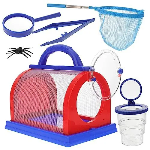 Produktbild: NESTINGHO 1 Satz Insektenbeobachtungsset Catcher-kit Outdoor-erkundungsfänger Beobachtungskäfig Outdoor-spielspielzeug Für Kinder Outdoor-Spielzeug Für Kinder Im Freien Für Plastik Blue
