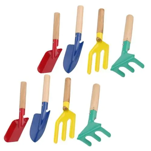 Produktbild: NESTINGHO 1 Satz gartenwerkzeuge Gartenarbeit gartenschippe Gartenpflege Werkzeug Blumenpflanzwerkzeug Gartenkelle aus Holz Werkzeug zum Graben von Gartenerde Gartenhandkelle Holzgriff