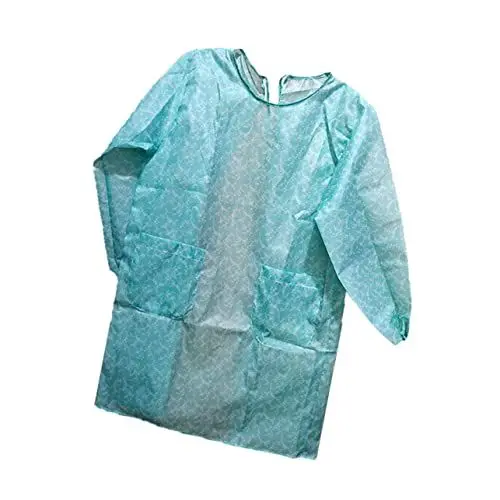 Produktbild: NESTINGHO 1stk Schürze Aus Polyester Schürzenkleid Malerschürze Mit Ärmeln Heim Schürze Voller Ärmel Schönheitsschürze Kellnerschürze Kittel Für Erwachsene Mit Langen Ärmeln Küche Blue