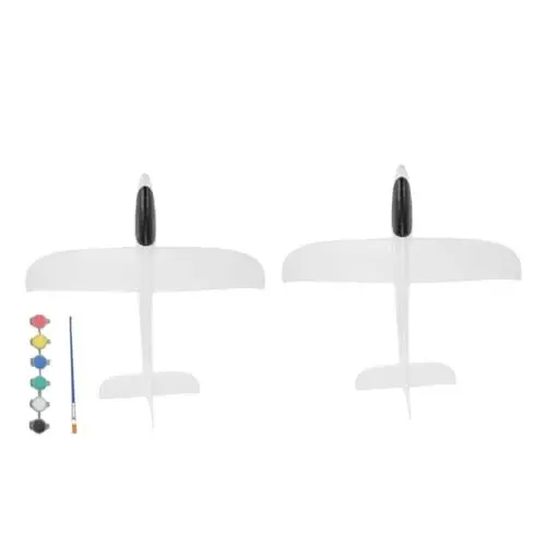 Produktbild: NESTINGHO 2 Sätze Handwurf Flugzeug Flugzeugspielzeug aus weißem Schaumstoff Kind schäumt Flugzeug Spielzeug für Kinder kinderspielzeug Children Toys Schaumflugzeug fliegendes Spielzeug