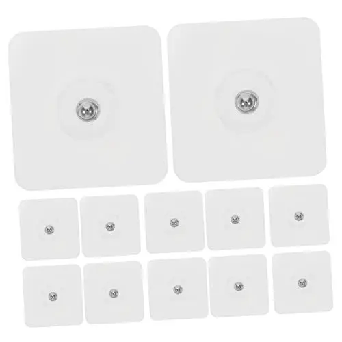 Produktbild: NESTINGHO 30St Keine Nagelspur edelstahlhaken bilderhaken Büroaufhänger Fliesenklebehaken Wandschraube aufkleben Kit zum Aufhängen von Fotos Haken zum Aufhängen von Fotos PVC Transparent