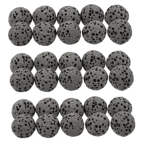 Produktbild: NESTINGHO 39 STK Diffusorstein Aus Vulkanstein Dekoration Aus Vulkanischem Stein Vulkanstein Für Blumentopf Diffusorstein Für Ätherische Öle Vulkanischer Handwerksstein Black Vulkangestein