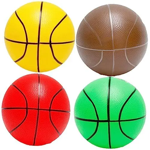 Produktbild: NESTINGHO 3 Stück 9 Kinderbasketball Kinder Outdoor Spielzeug Kinder draußen Spielzeug Kinder spielzeuge Kid Toys Kinderspielzeug Aufblasbarer Basketballball Ball für Kinder Kugelspielzeug